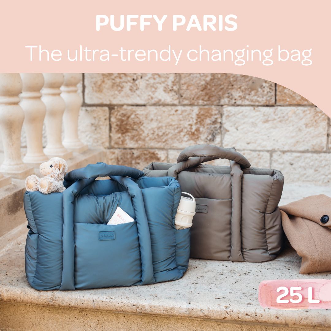 Paris Puffy Nappy Bag