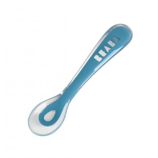 Beaba Beaba 2nd Stage Soft Silicone Spoon - Blue