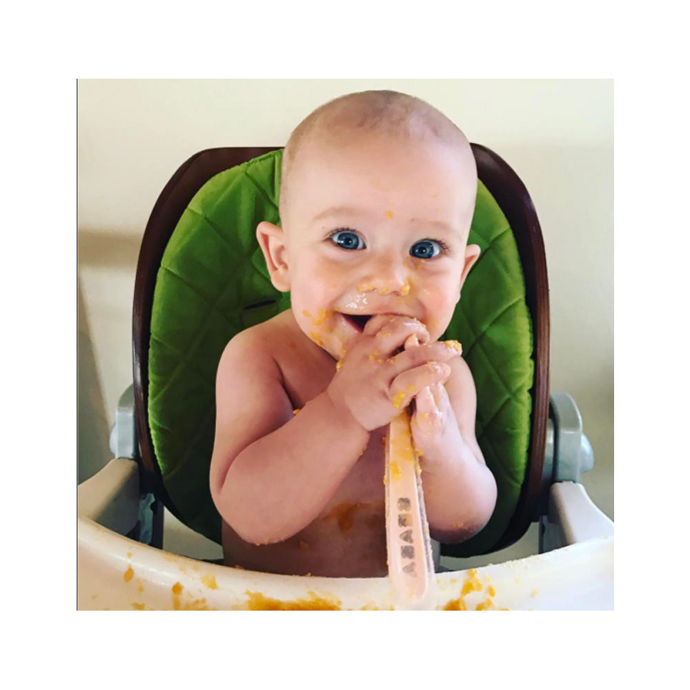 Beaba Ergonomic Silicone Spoon - Pink (2)