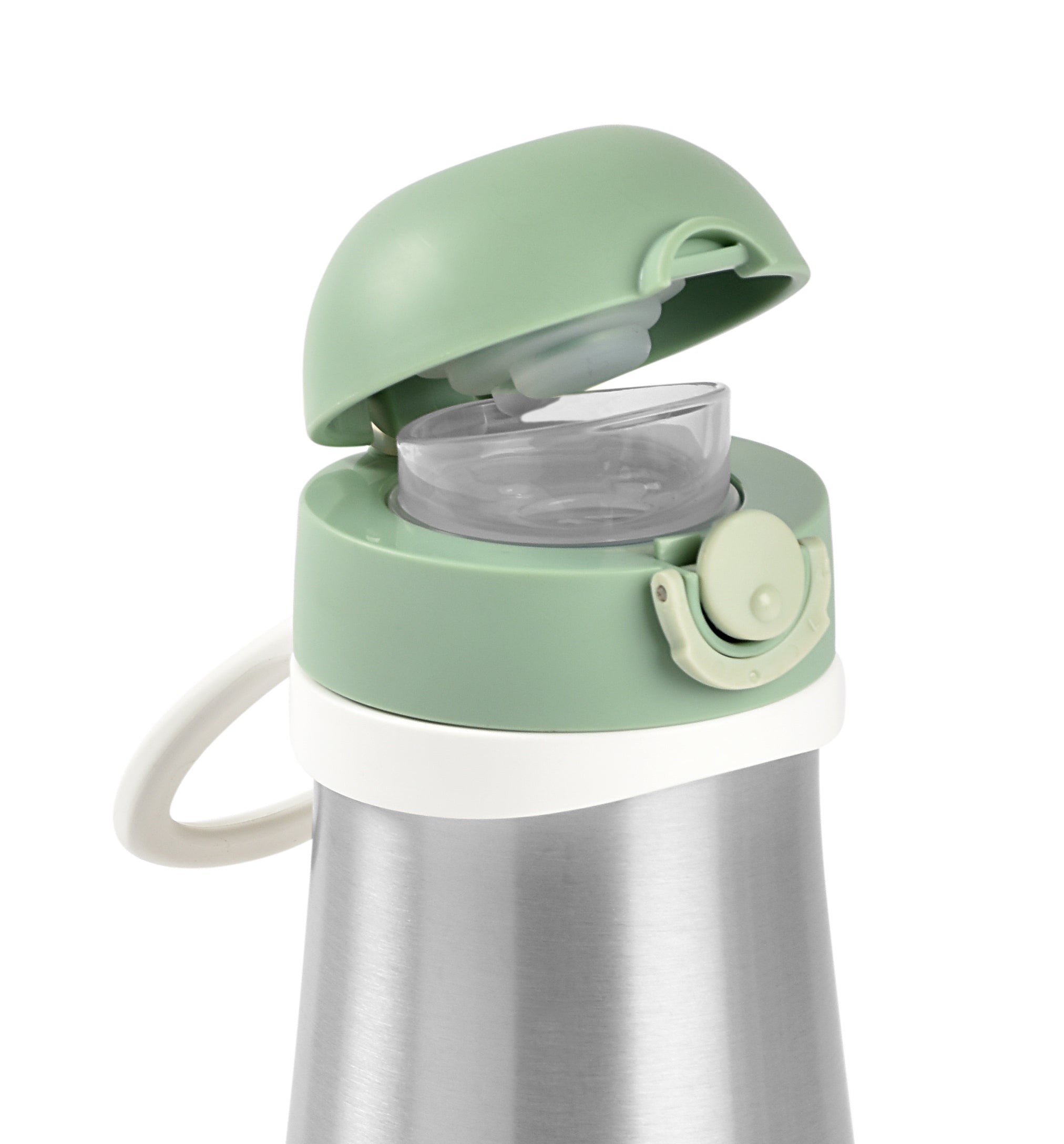 Stainless Steel Spout Bottle 350ml - Sage Green