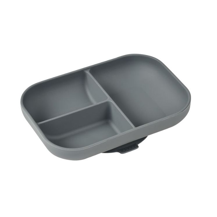 Divided Silicone Suction Plate - Mineral