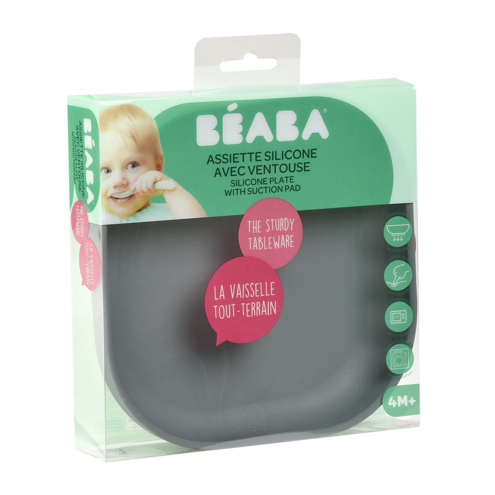 Beaba Silicone Suction Plate - Mineral