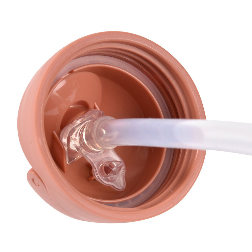 Beaba Straw Cup 300ml - Terracotta