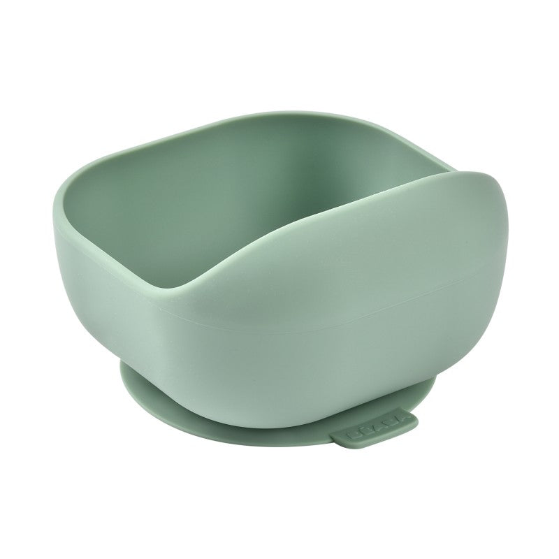 Silicone Suction Bowl - Sage Green