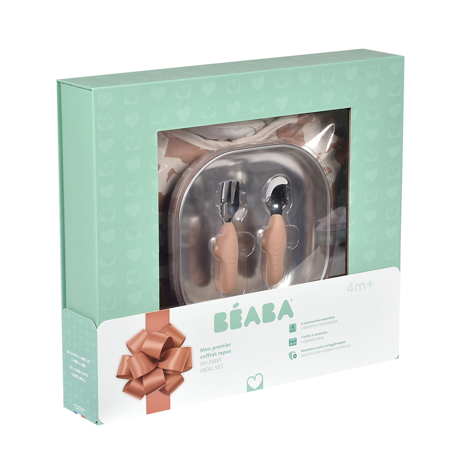 Beaba Stainless Steel Baby Meal Gift Set - Savannah Bloom