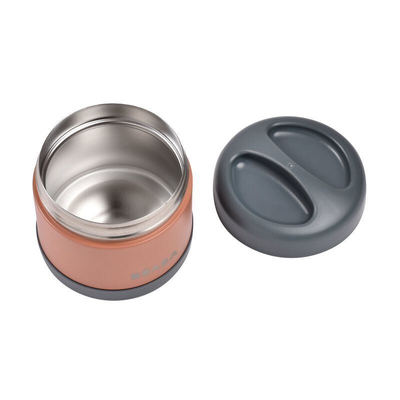Thermo Portion Stainless Steel Isothermal Food Container 500 ml (terracotta / mineral grey)