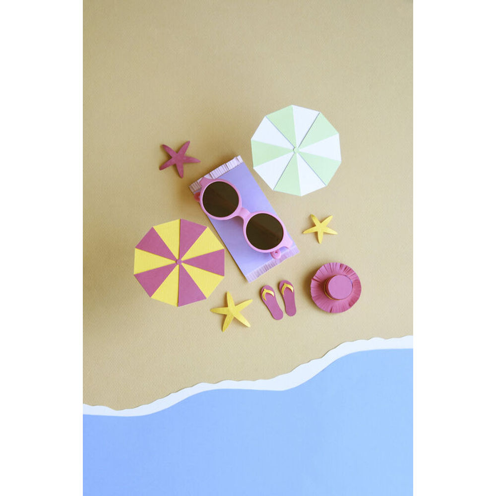 Beaba Joy Baby Sunglasses - Neon Pink - 9-24 Months