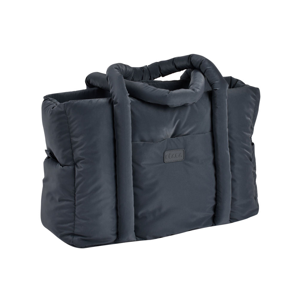 Paris Puffy Nappy Bag - Dark Grey