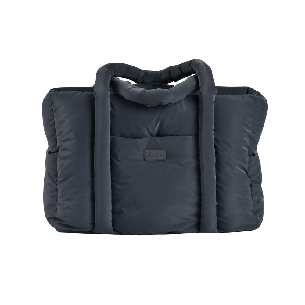 Paris Puffy Nappy Bag - Dark Grey