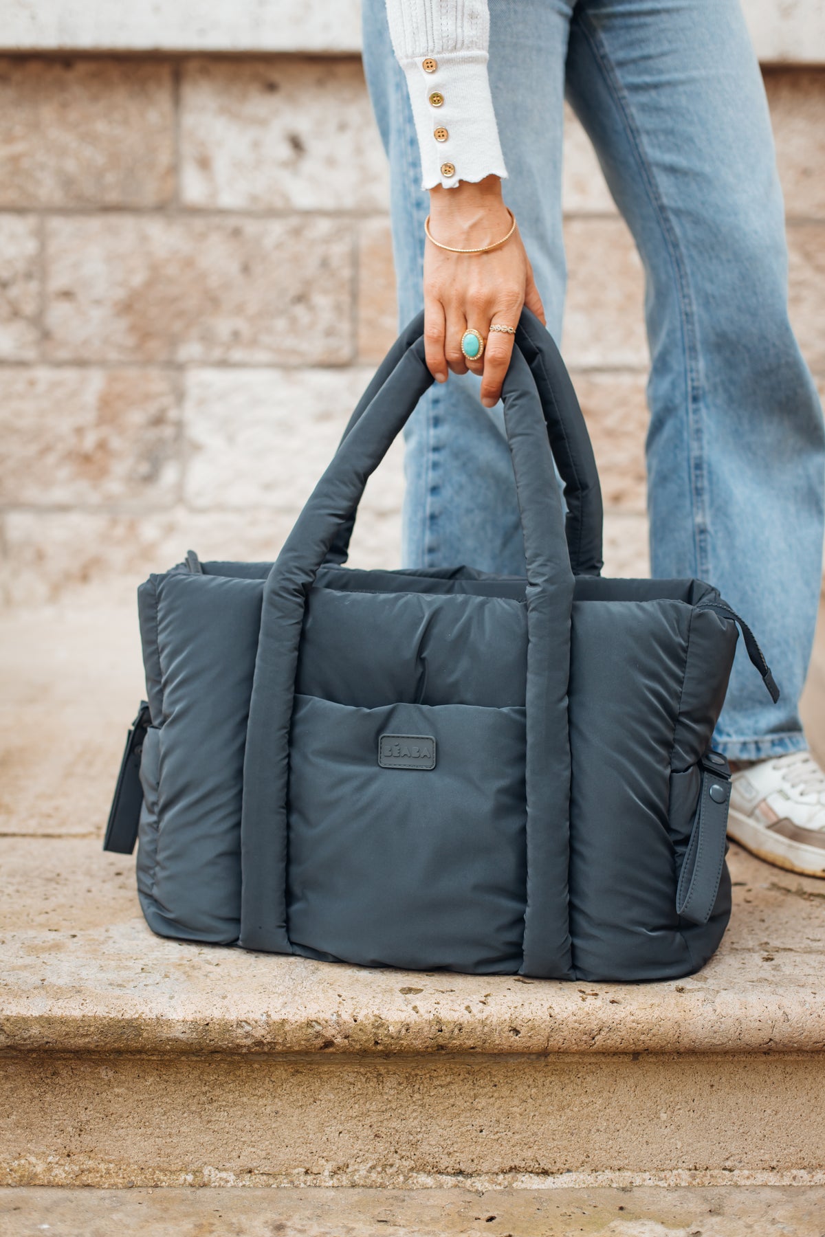 Paris Puffy Nappy Bag