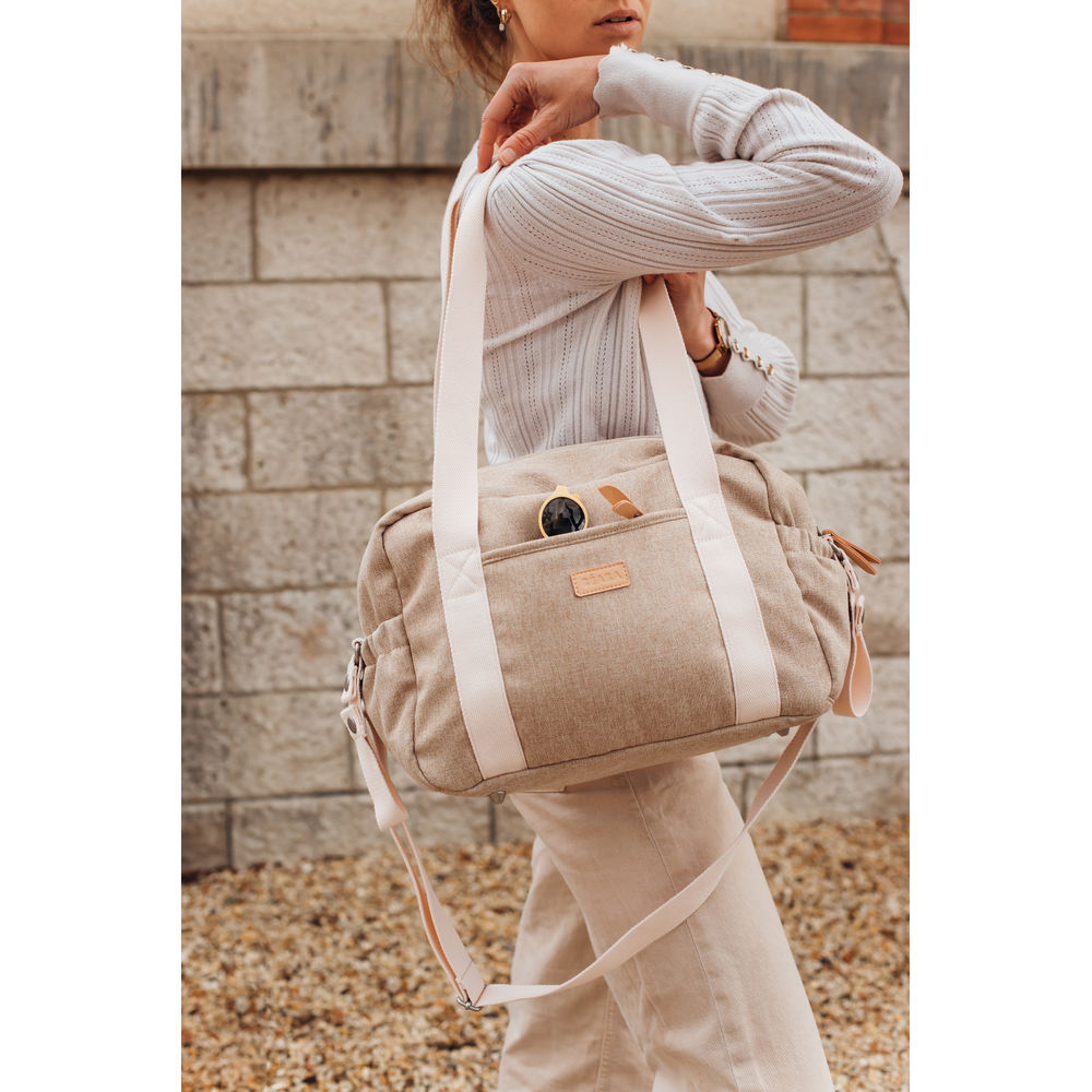 Paris Nappy Bag - Eco Clay