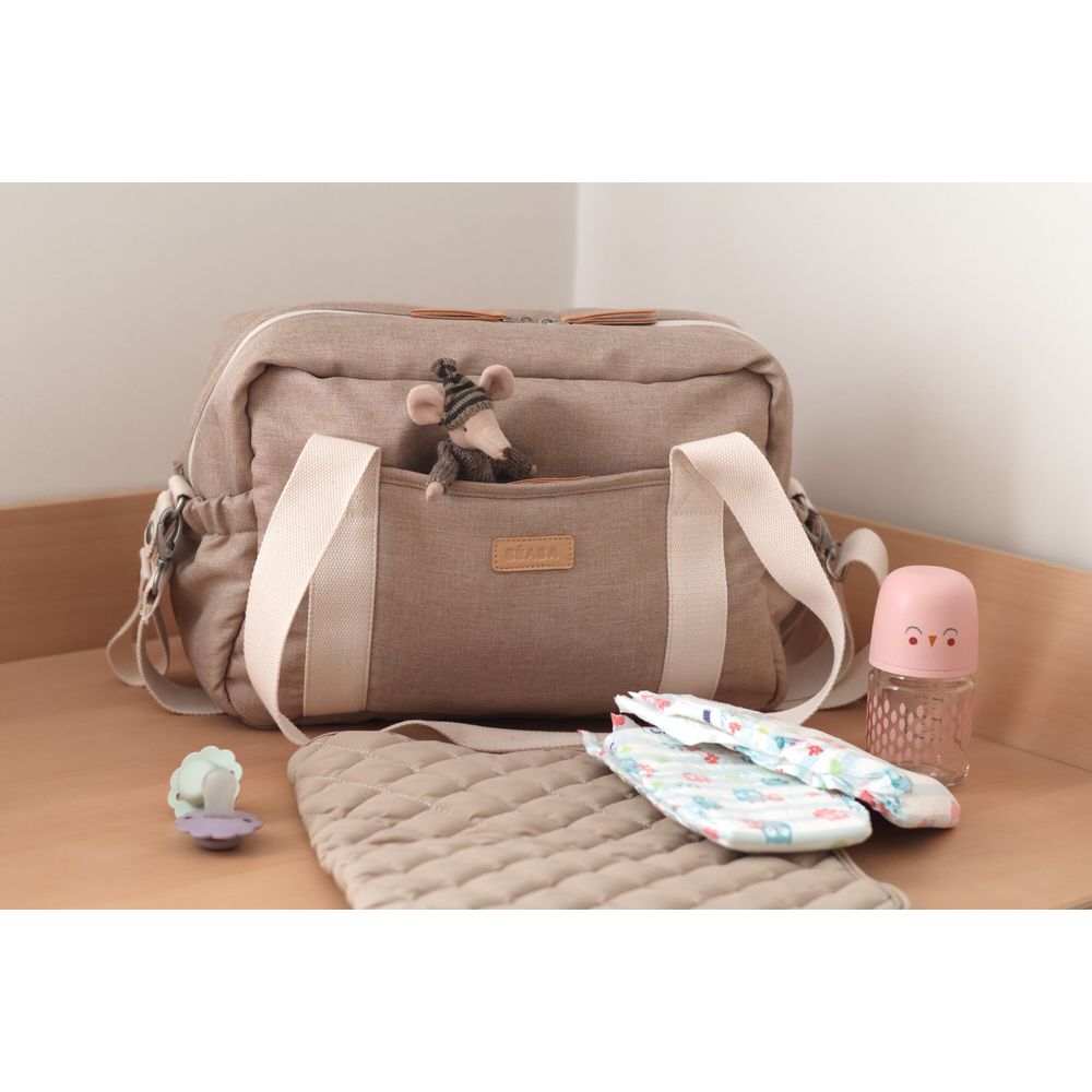 Paris Nappy Bag - Eco Clay