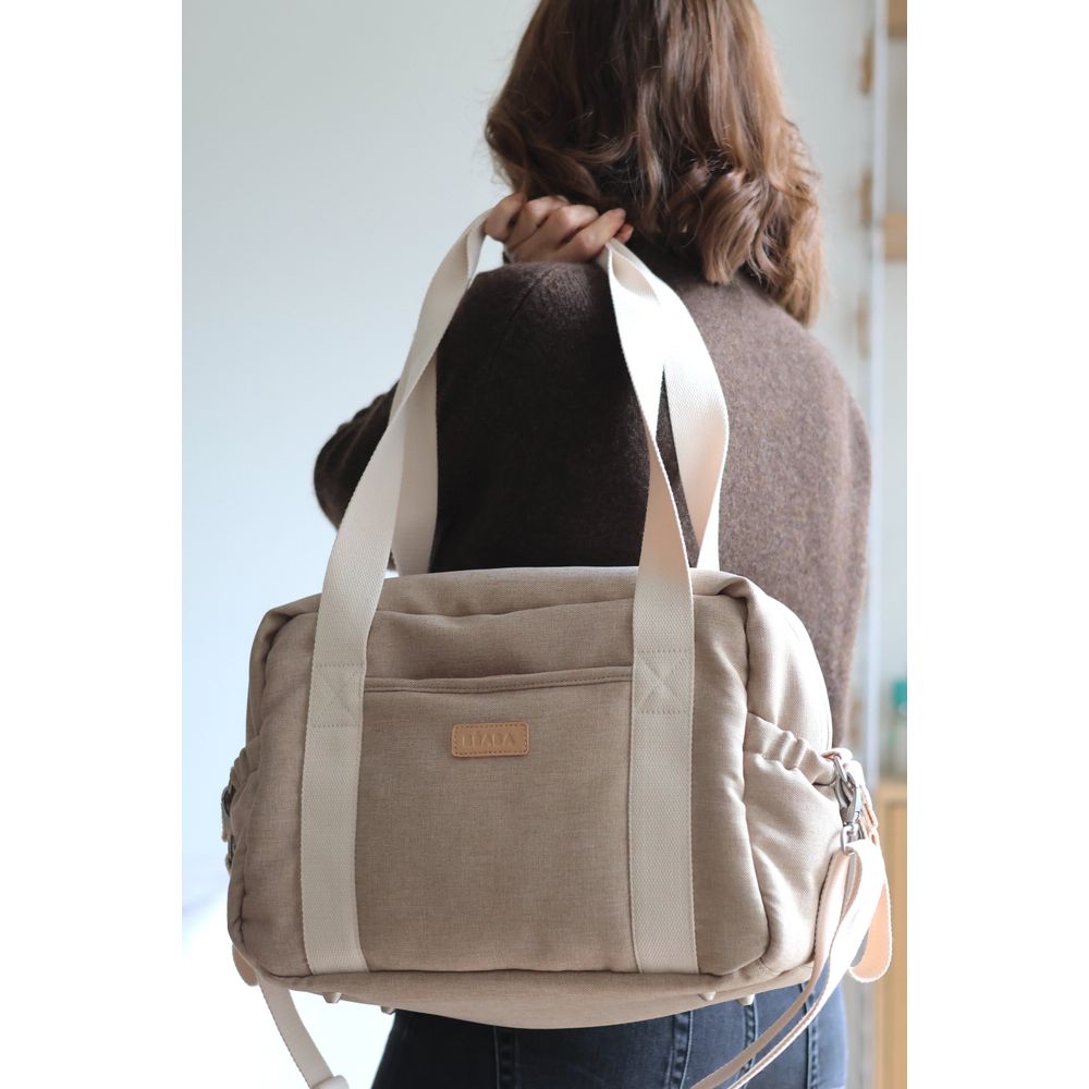 Paris Nappy Bag - Eco Clay