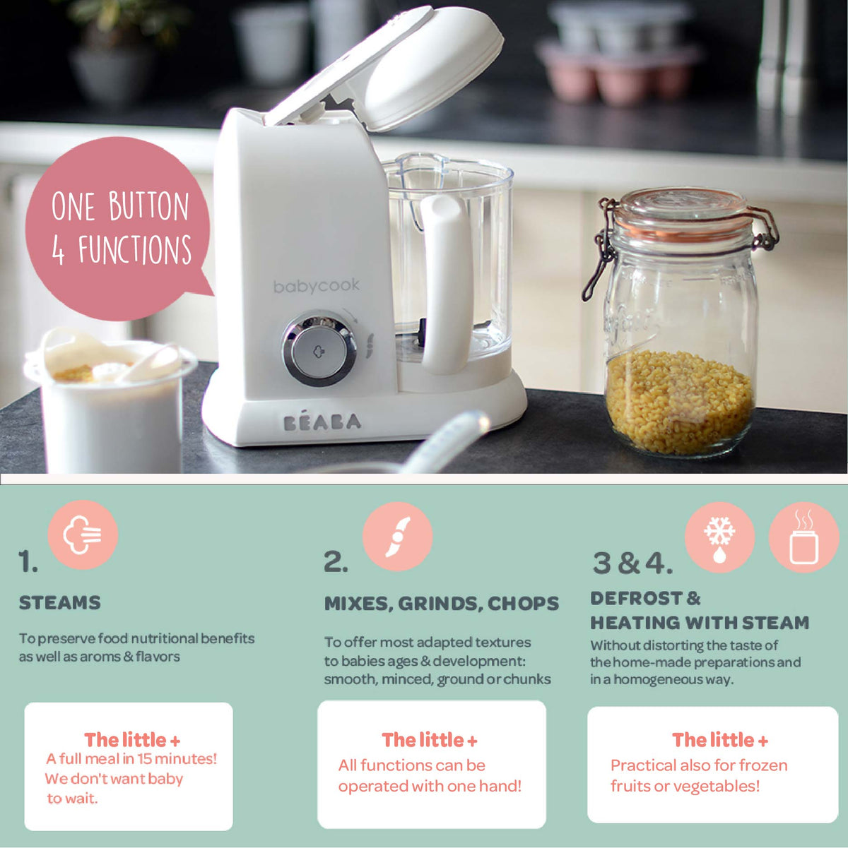 Babycook Solo Baby Food Maker - Dark Grey