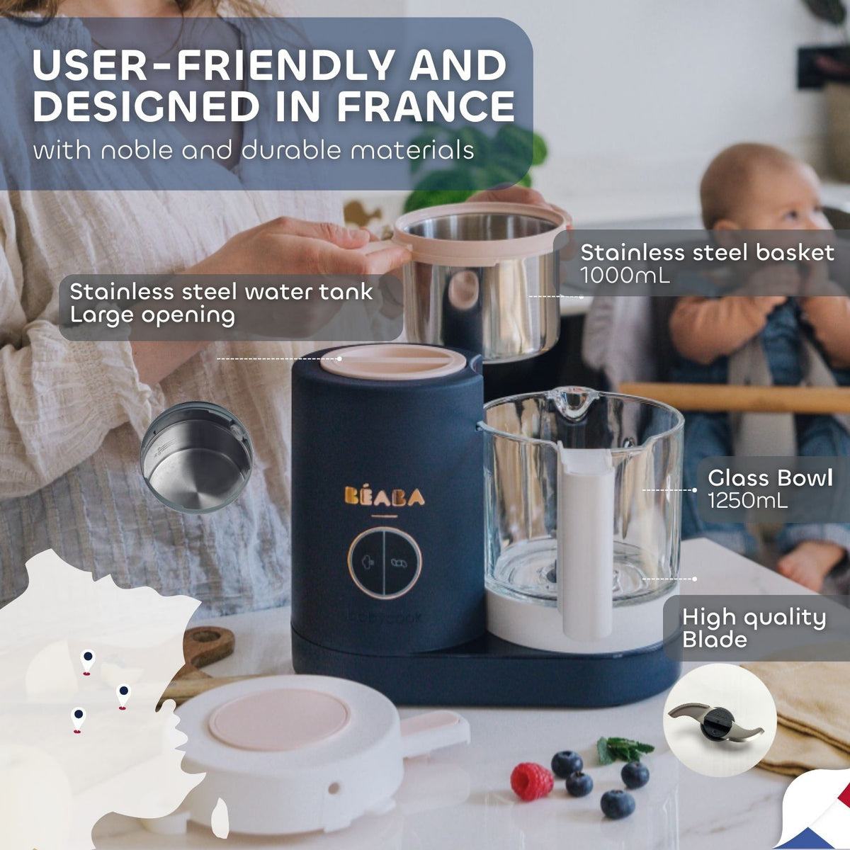 Babycook Neo Baby Food Maker - Night Blue