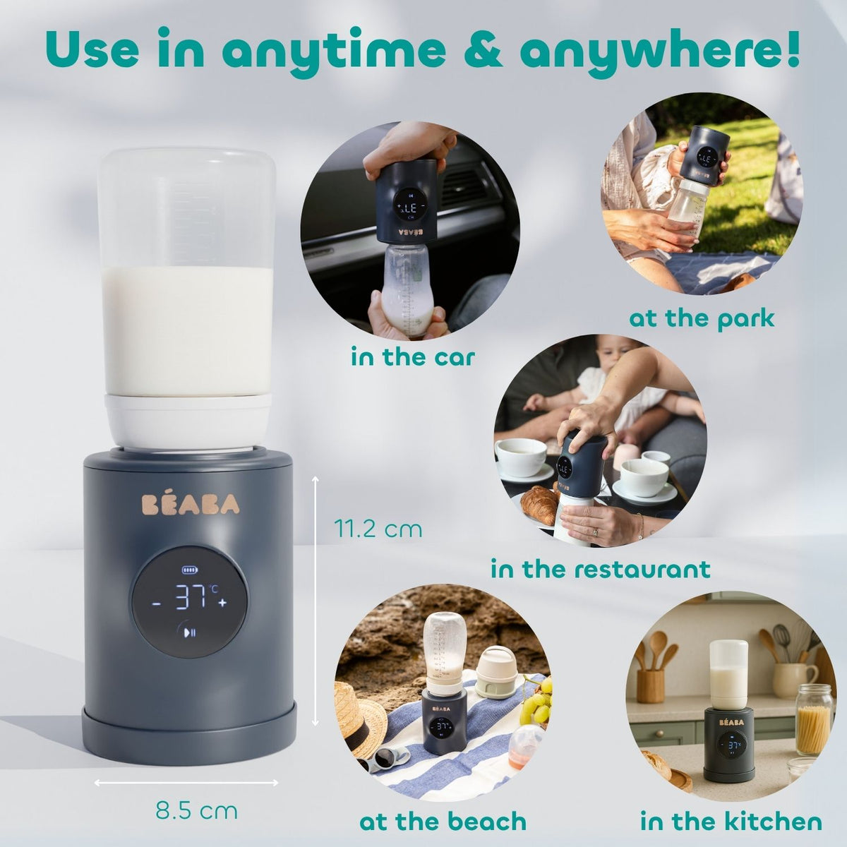 Milk Nomad Portable Bottle Warmer - Night Blue