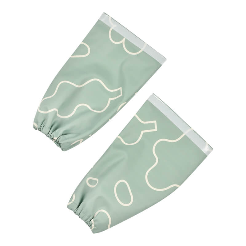 Beaba 2 in 1 Bib w/Removable Sleeves - Sage green
