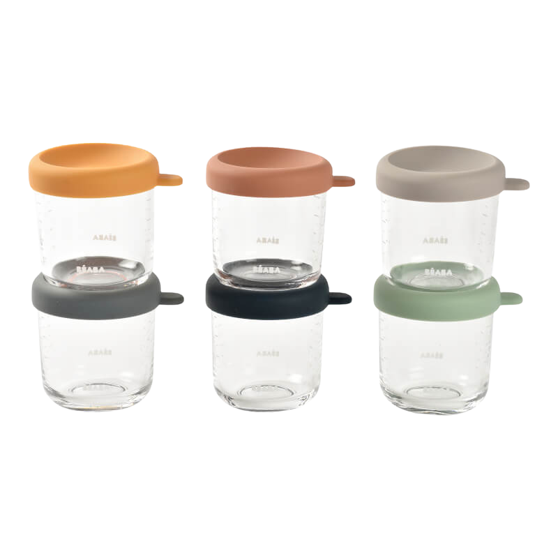 250ml Glass Containers - 6 Pack