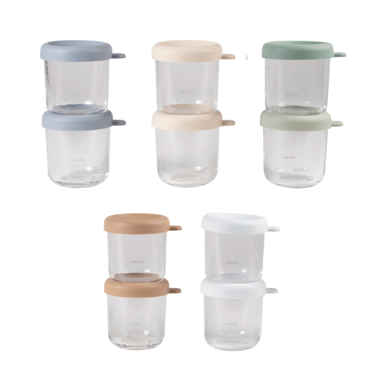 250ml Natural Glass Containers - 10 Pack