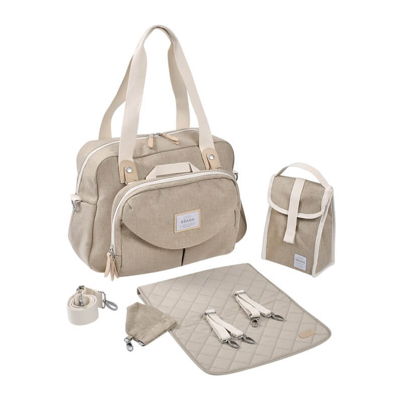 Beaba Geneva II Changing Bag - Eco Clay