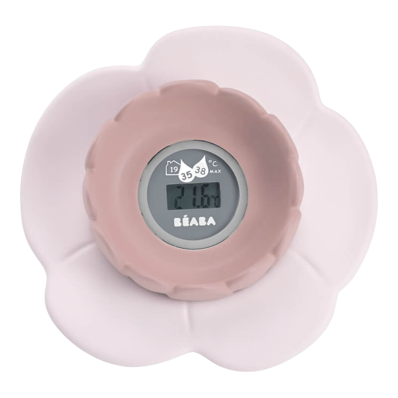 Old Pink Lotus Bath Thermometer