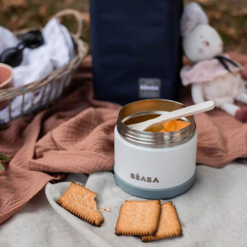 500ml Insulated Food Jar - Baltic Blue
