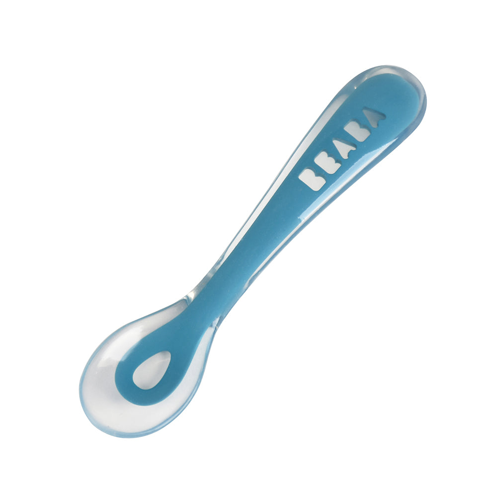 2nd Stage Silicone Spoon blue