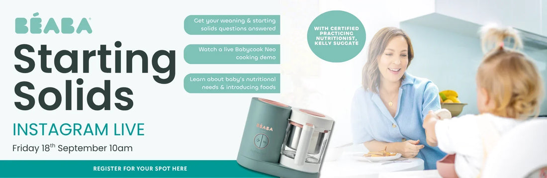 Starting Solids with Beaba: Join Our Instagram Live with Kelly Suggate