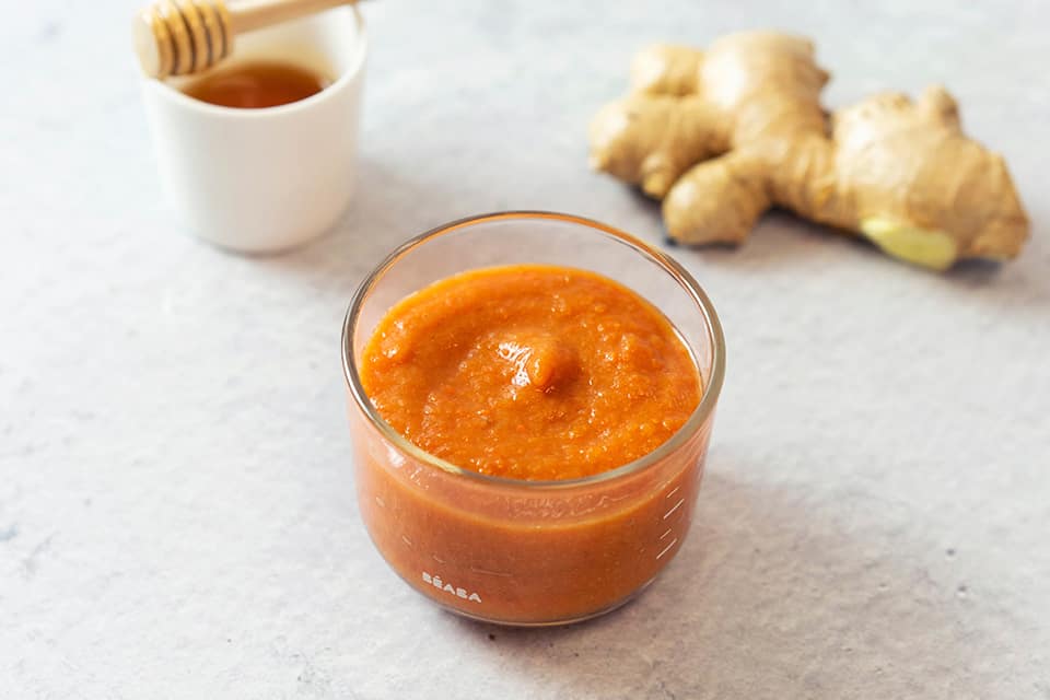 Carrot, Honey & Ginger Puree