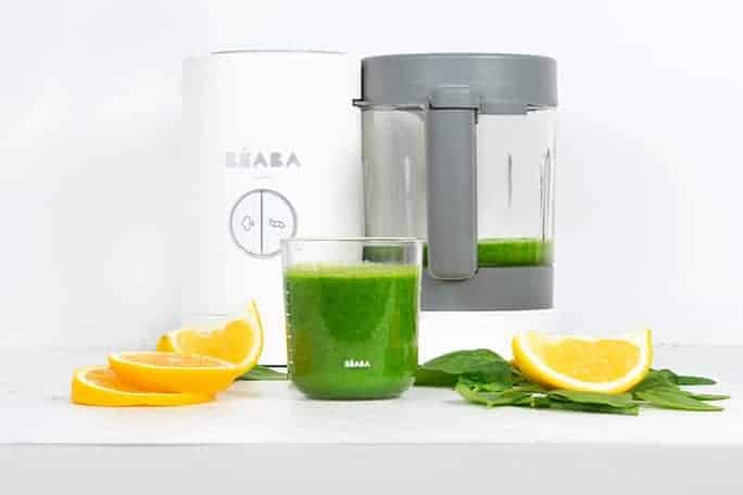 Spinach Orange Puree