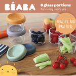 150ml Glass Containers - 6 Pack