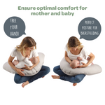 Big Flopsy Linen Nursing Pillow - Rose