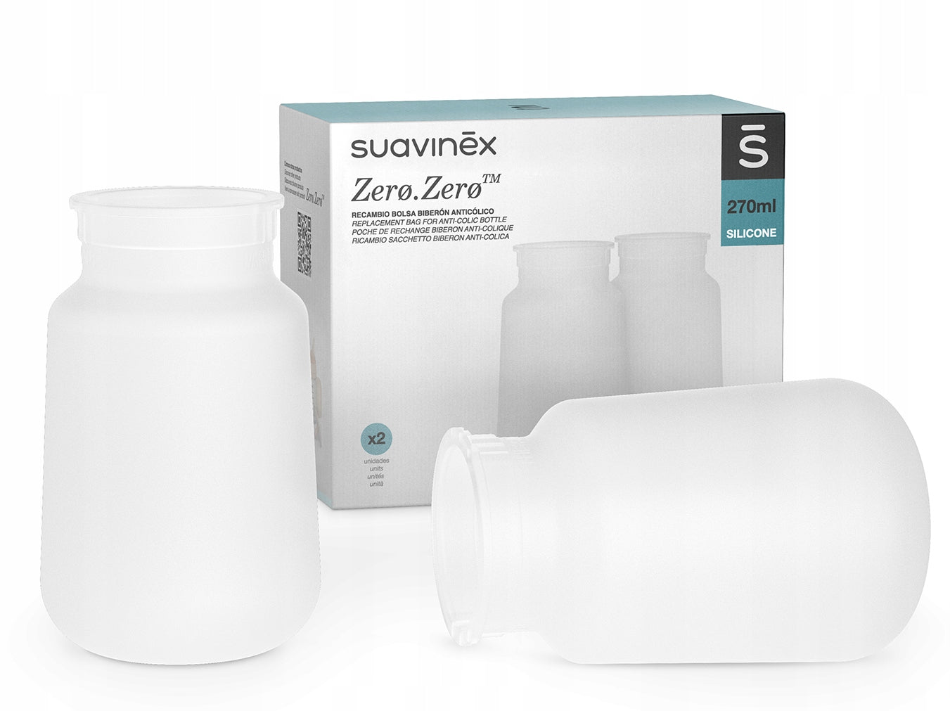 Suavinex Zero Zero Bottle Replacement Anti Colic Silicone Bag