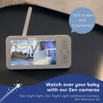 Zen Premium Video Baby Monitor - White