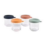 250ml Glass Containers - 4 Pack