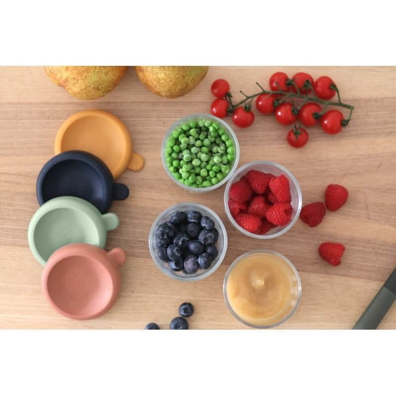 Beaba Glass & Silicone Containers 4 Pack - 250ml