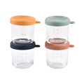 250ml Glass Containers - 4 Pack