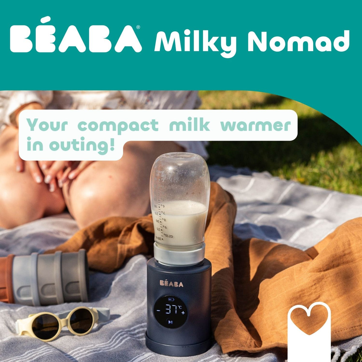 Milk Nomad Portable Bottle Warmer - Night Blue