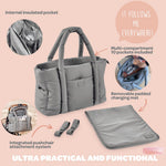 Paris Puffy Nappy Bag
