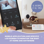 Zen Premium Video Baby Monitor - White