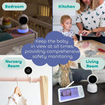 Zen Premium Video Baby Monitor - White