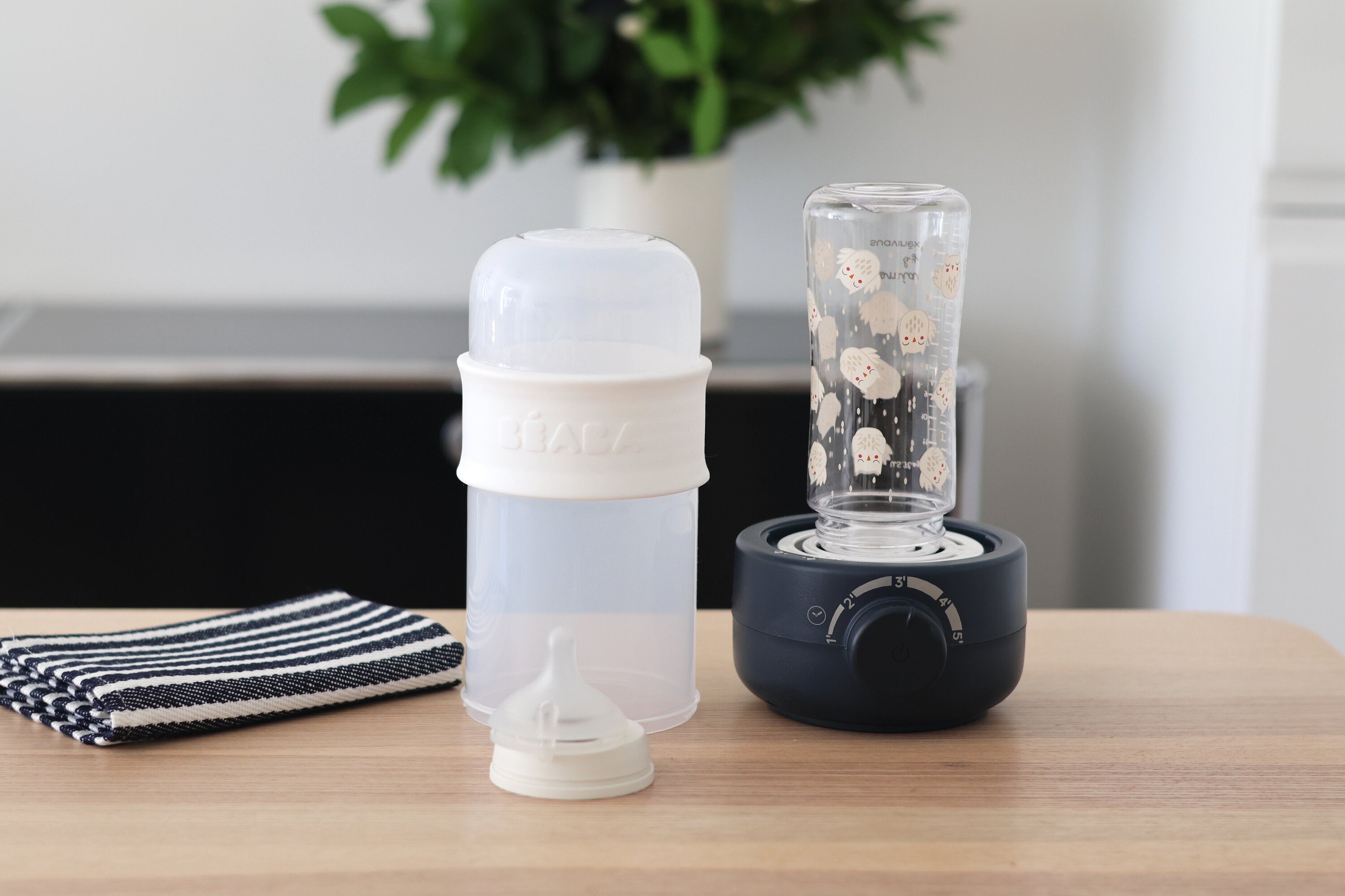 BabyMilk 3 in 1 Bottle Warmer - Night Blue