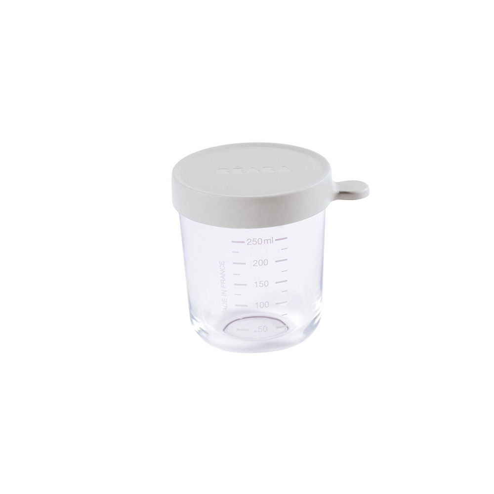 Superior Glass Jar 250ml - Grey