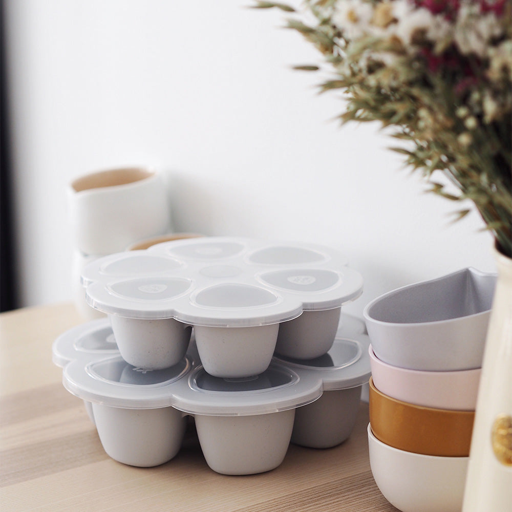 Beaba Silicone Multiportions 150ml - Grey (4)