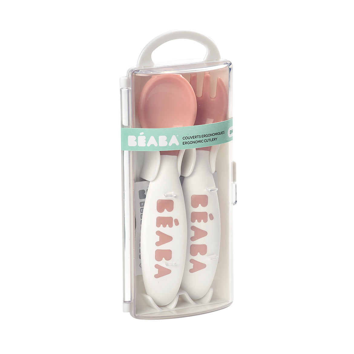 Travel Toddler Cutlery - Pink