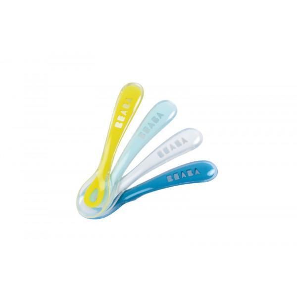 Beaba Beaba 2nd Stage Soft Silicone Spoon - Blue