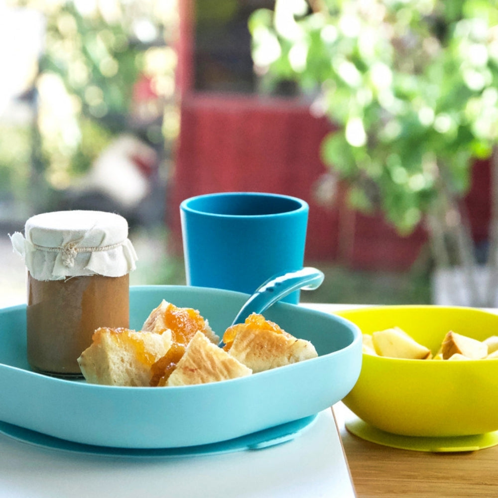 Beaba Silicone Suction Meal Set - Blue (1)