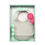 Beaba Silicone Bib - Light Mist (3)