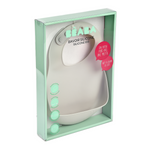 Beaba Silicone Bib - Light Mist (4)