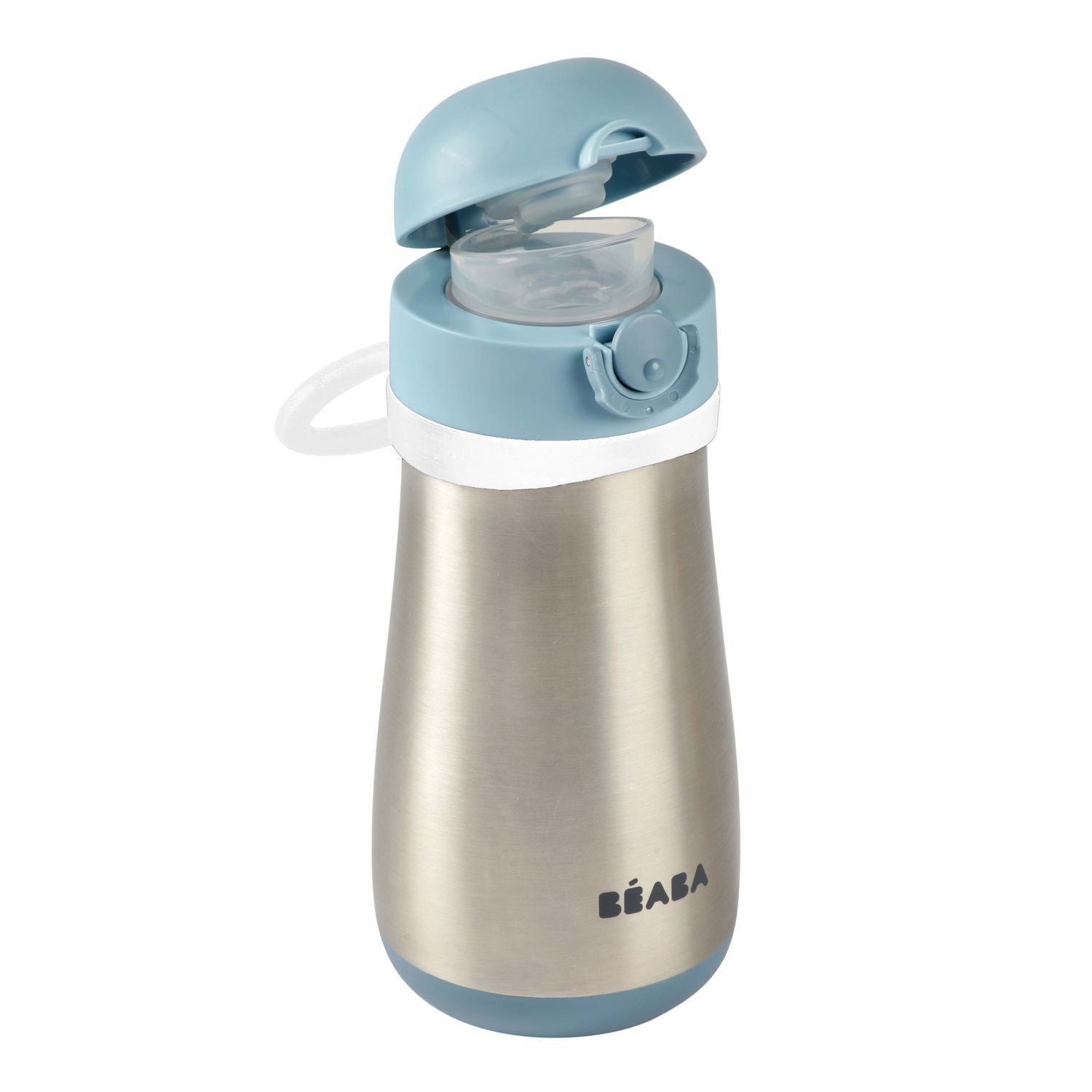 Stainless Steel Spout Bottle - Blue